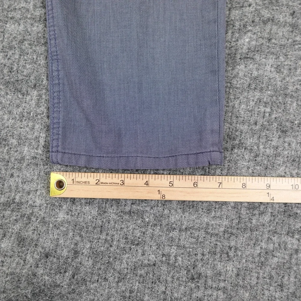 Brax Pants Mens 33x34 Gray Cooper Fancy Regular Fit Straight Leg Actual(31x27.5)